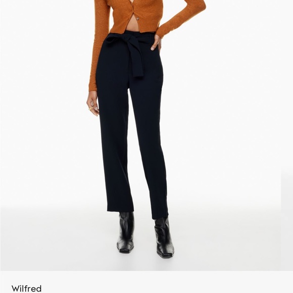 Aritzia Wilfred Tie-Front Pant - Picture 4 of 7
